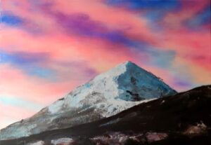 "Sunrise Over Croagh Patrick"
